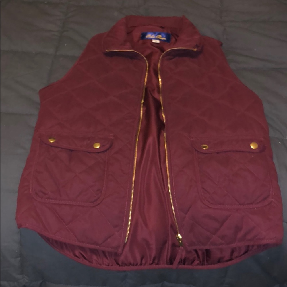 Maroon vest